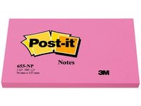 Notes POST-IT neon 76x127mm rosa