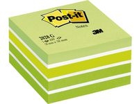 Notes POST-IT Kub 76x76mm grön/vit