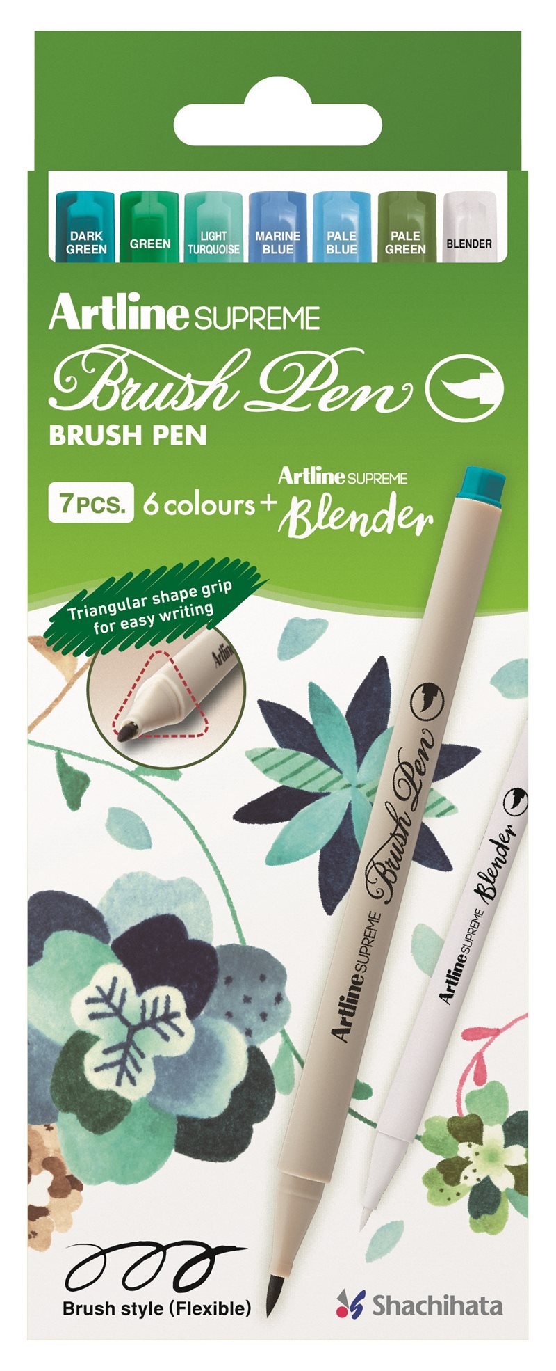 Artline supreme brush pennor 7st / förp.
