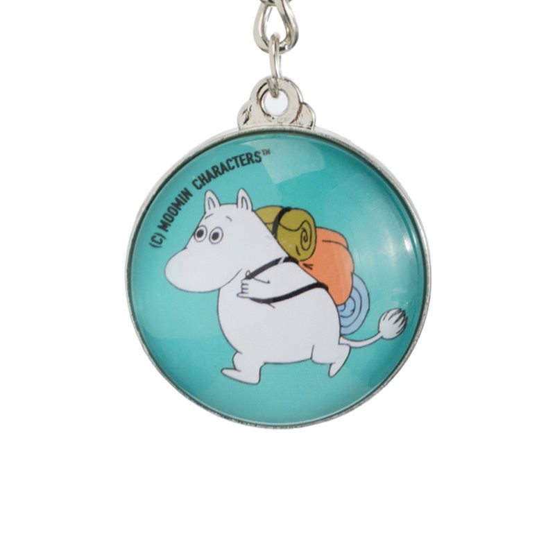 Mumin på äventyr - glasnyckelring