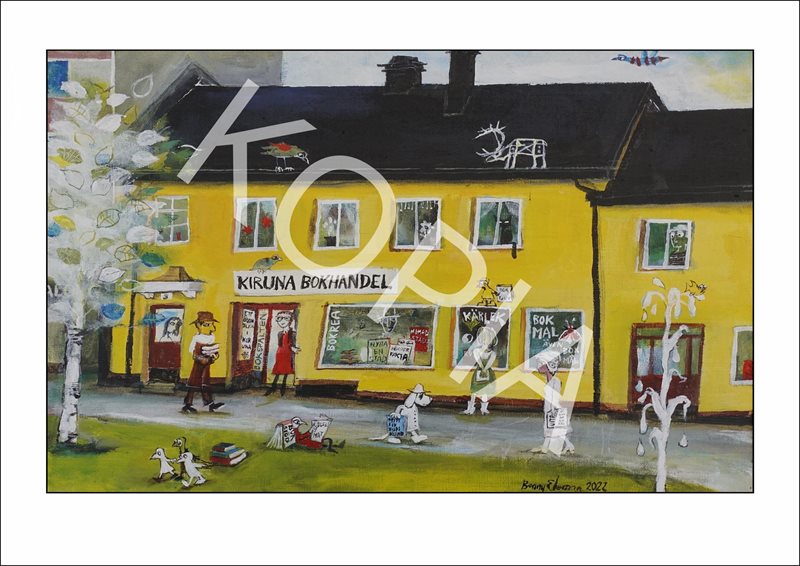 Affisch Kiruna Bokhandel
