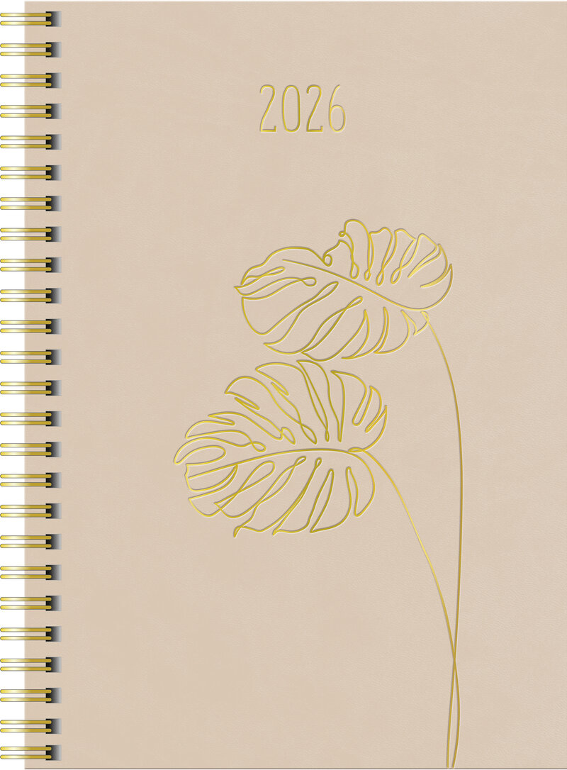 Dagbok Monstera Wire-O FSC