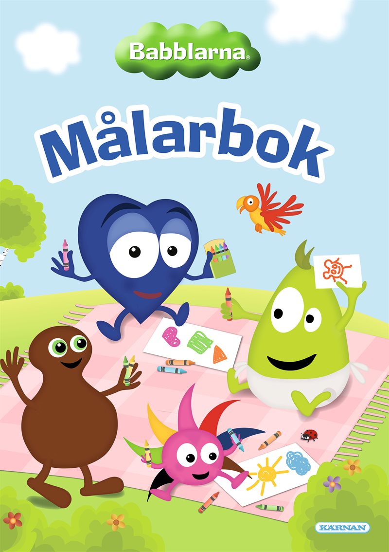 Babblarna målarbok