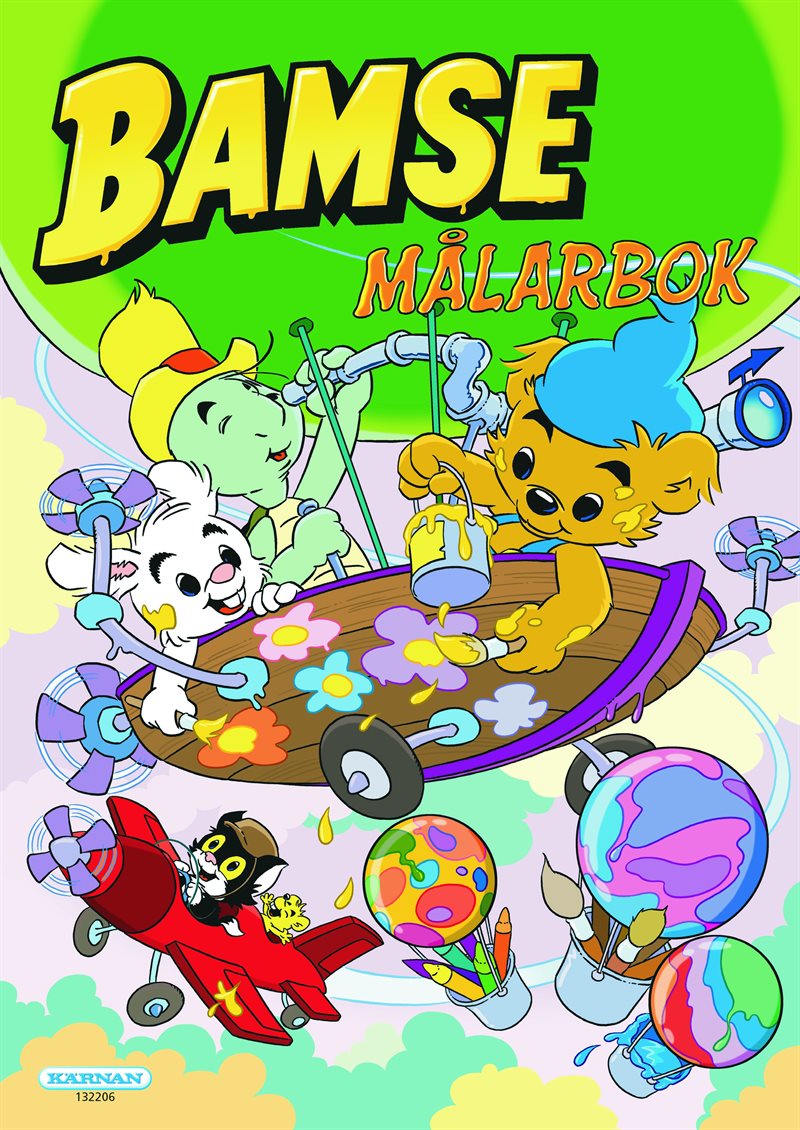 Bamse Målarbok