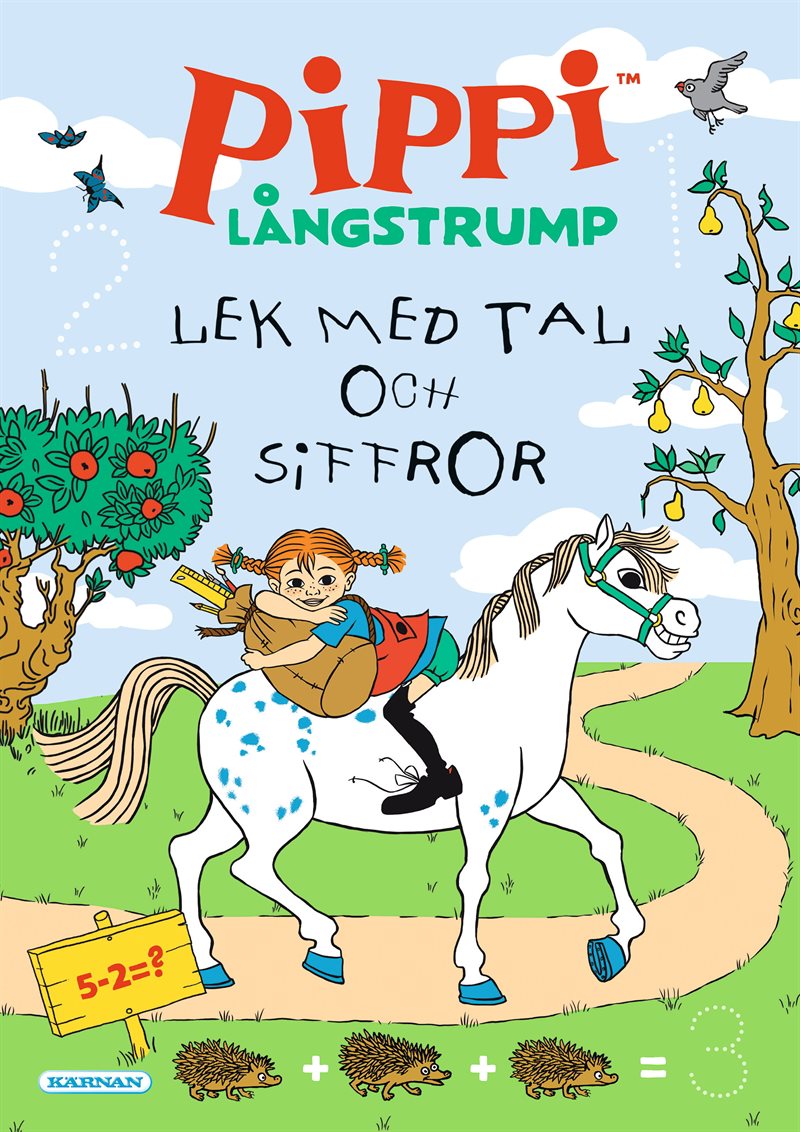 Pippi Långstrump Lek med tal och siffror