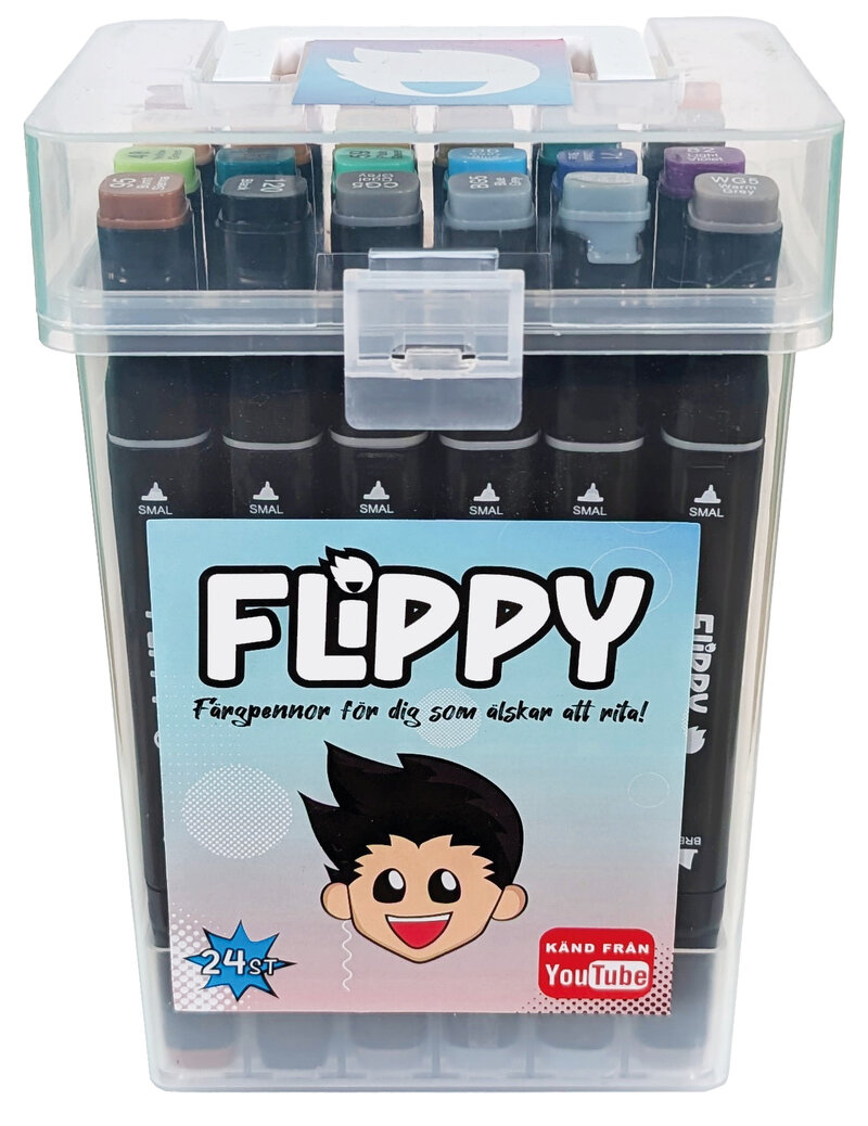Flippy Fiberpennor 24 pack