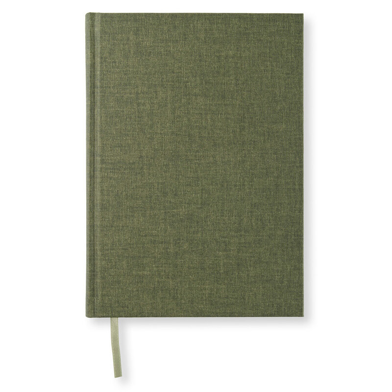 PaperStyle  NOTEBOOK A5 128p. Plain Khaki Green