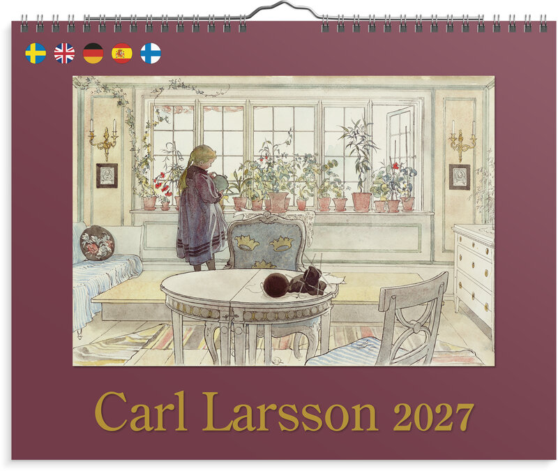 Väggkalender 2027 Carl Larsson