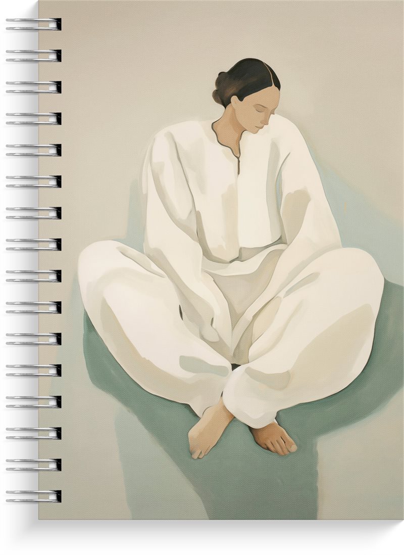 Anteckningsbok - Notebook - blank A5 Serene