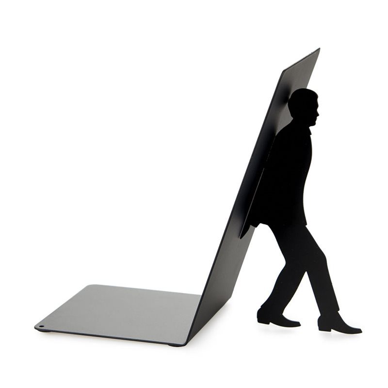 Bokstöd Bokhållaren – Svart metall