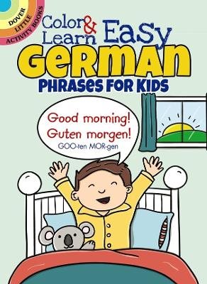 Color & learn easy german phrases for kids