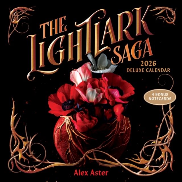 The Lightlark Saga 2026 Deluxe Wall Calendar with 6 Collectible Cards