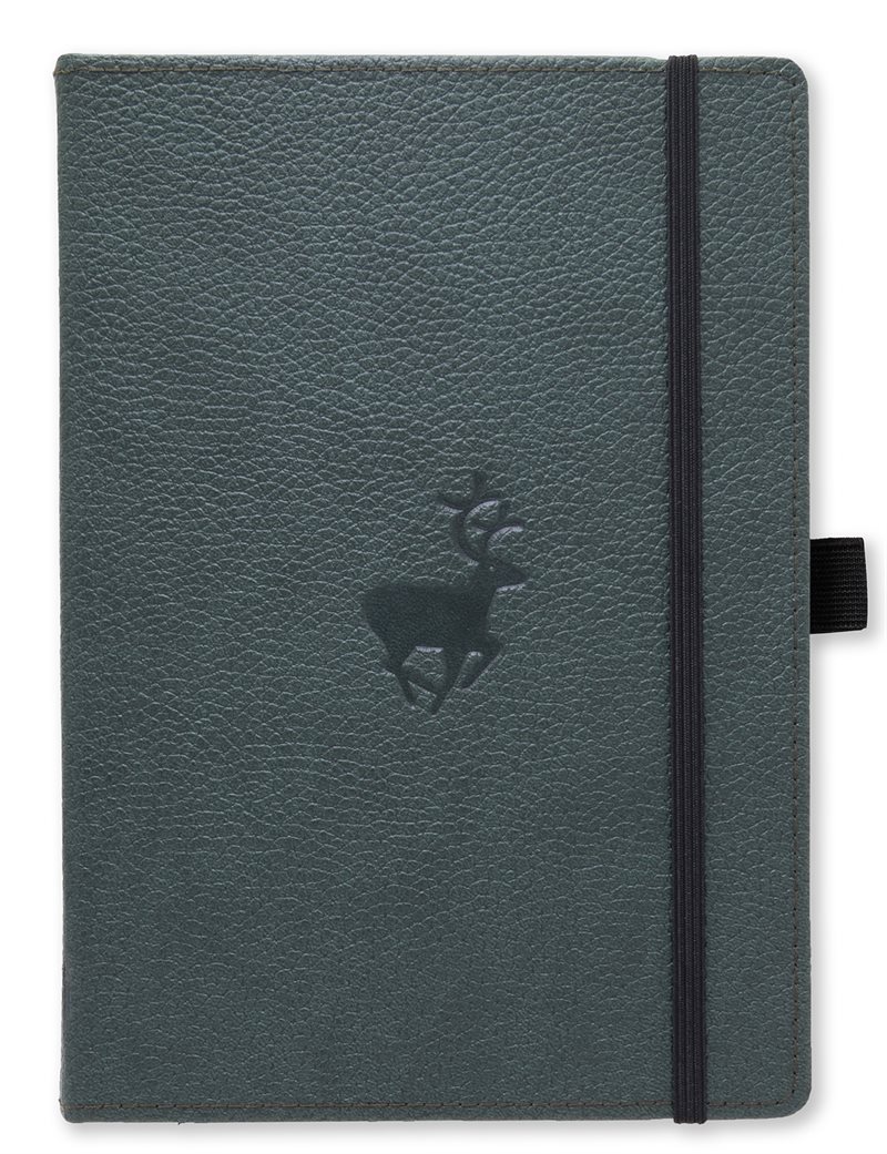 Dingbats* Wildlife A5+ Graph - Green Deer Notebook
