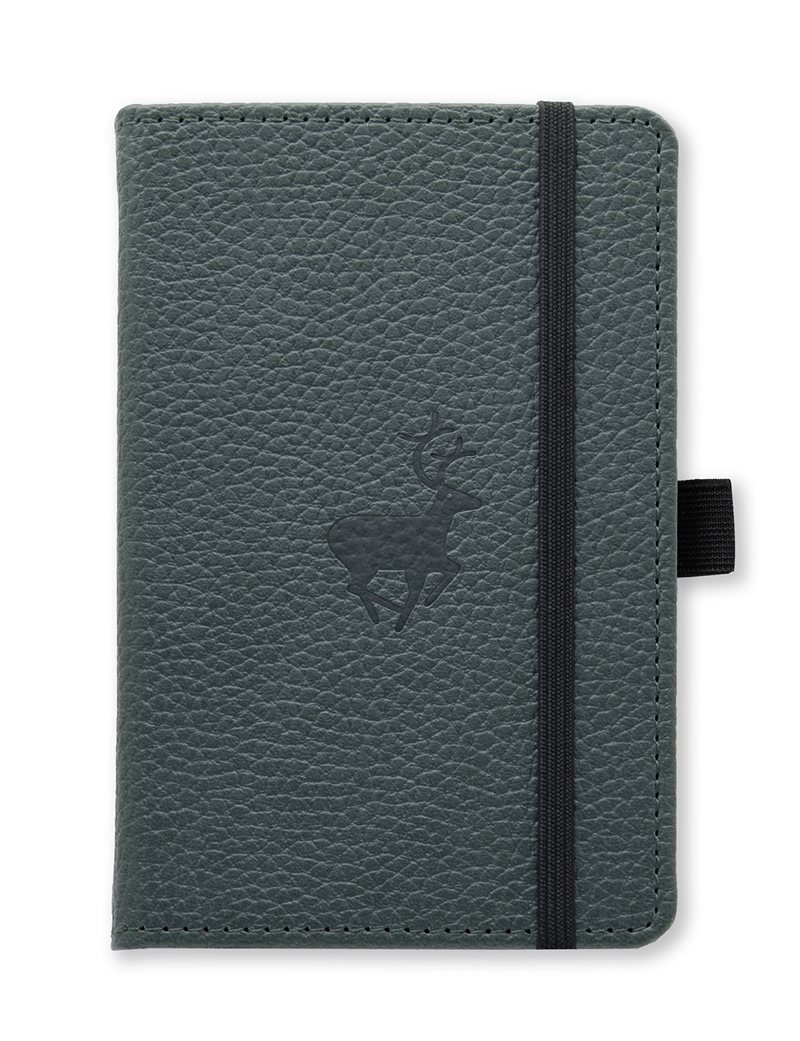 Dingbats* Wildlife A6 Pocket Dotted - Green Deer Notebook