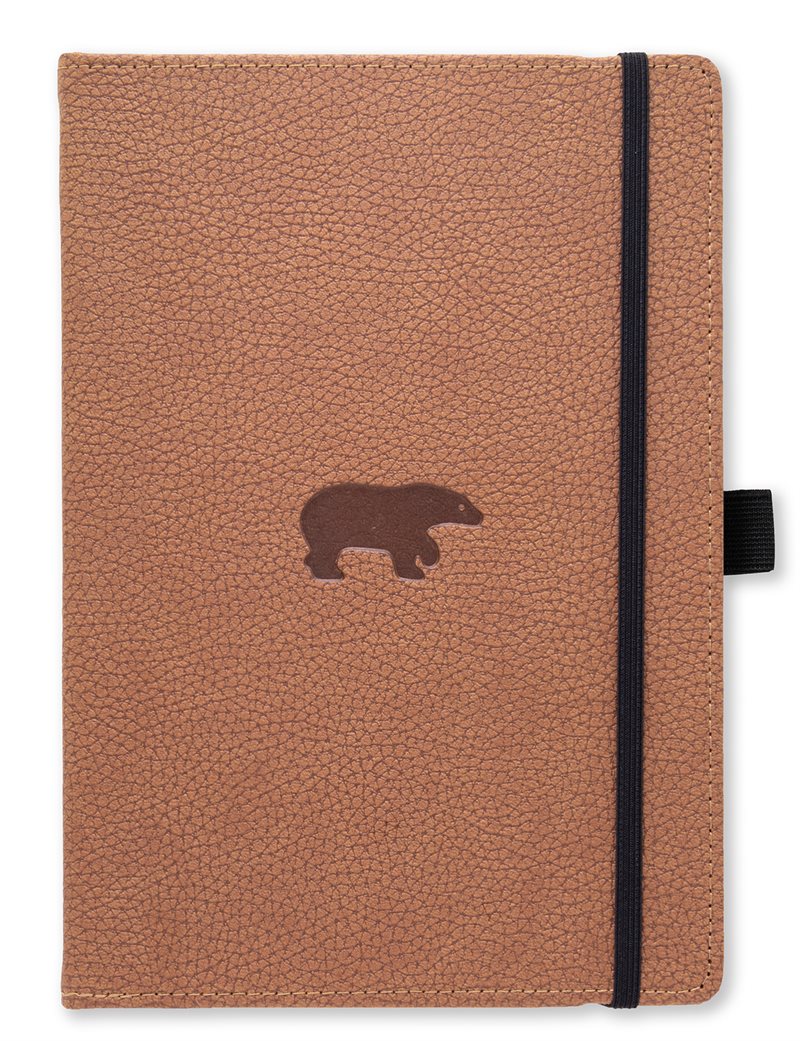 Dingbats* Wildlife A5+ Lined - Brown Bear Notebook