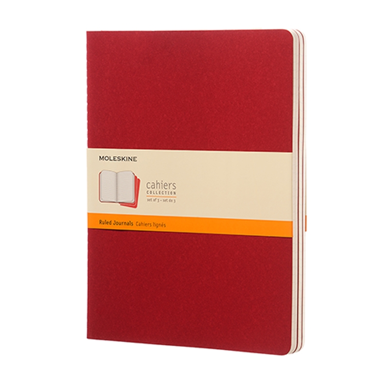 Cahier Journal R, XL, Red