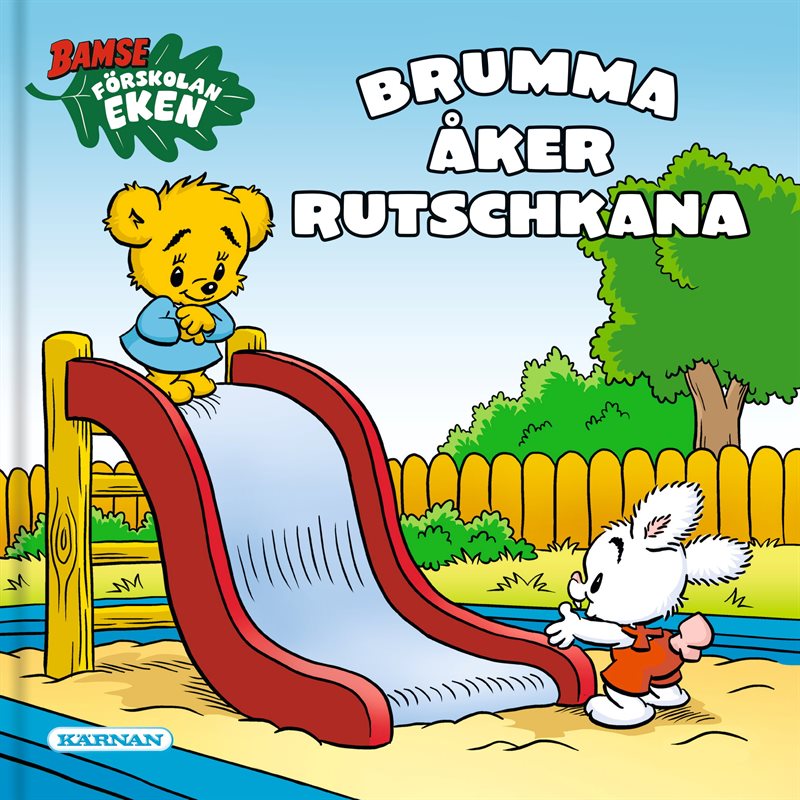 Brumma åker rutschkana