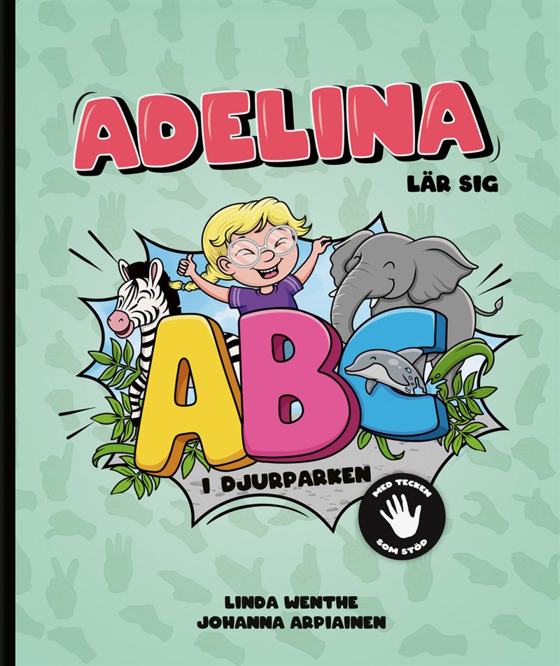 Adelina lär sig ABC i djurparken