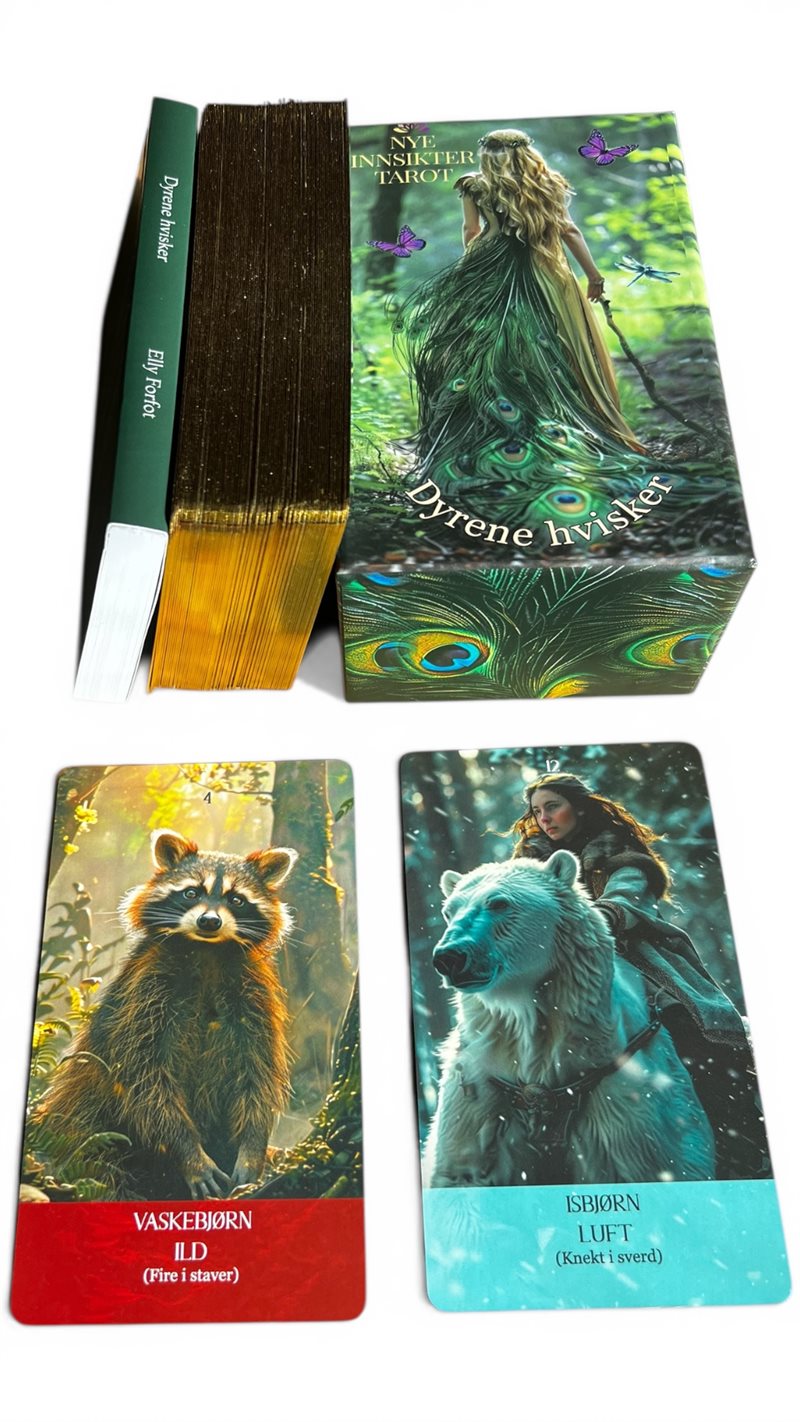 Dyrene hvisker – Norsk Tarot- og Orakelkortlek av Nye innsikter tarot