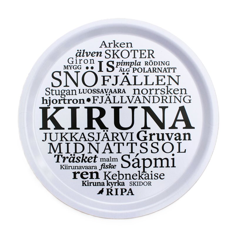Kirunabricka Rund vit
