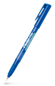 Märkpenna perm. PENTEL super fine blå