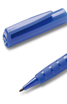 Märkpenna perm. PENTEL fine blå