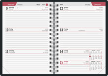 Agenda - Veckokalender A6 Flora FSC