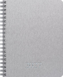 Designkalender - Trend A6 Silver
