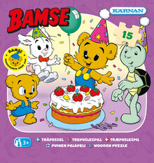 Träpussel Bamse Jubileum 15 bitar