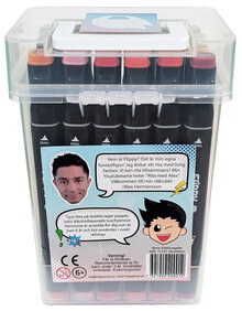 Flippy Fiberpennor 24 pack