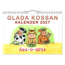 Väggkalender Glada Kossan 2027