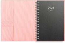 Kalender 2023 Dagbok rosa konstläder Amelia