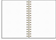 Anteckningsbok - Notebook - dotted A5 Black