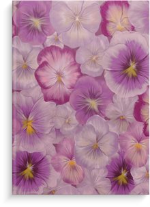 Anteckningsbok - Notebook - lined A5 Garden Dreams Violets