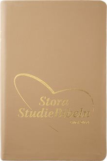 Stora StudieBibeln - Bonded leather Brun